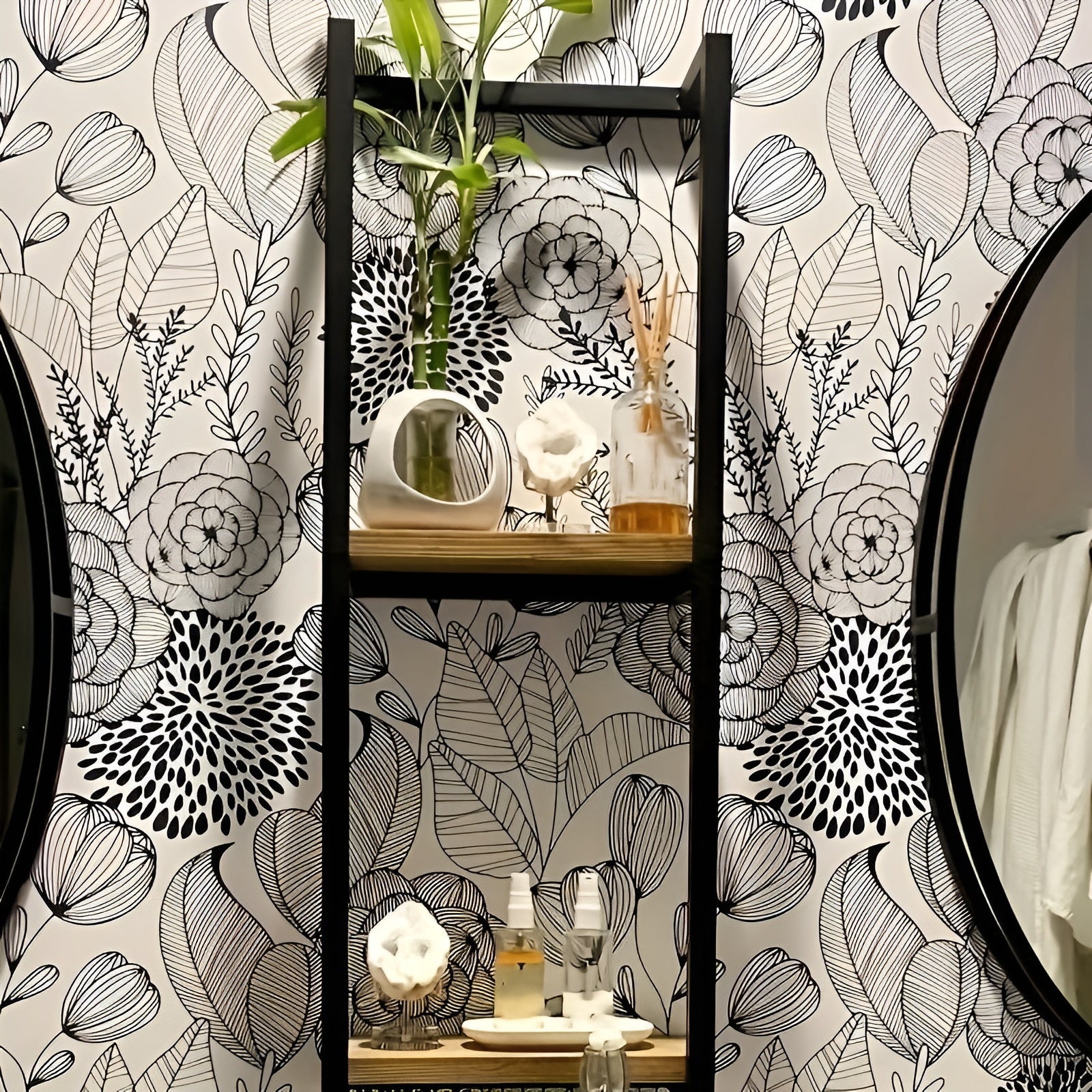 AquaStyle - Väggmonterat Handdukstativ i Rostfritt Stål, Elegant Design