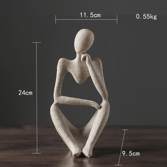 Artistry - Modern Skulptur i Resin för Stilren Inredning och Elegans