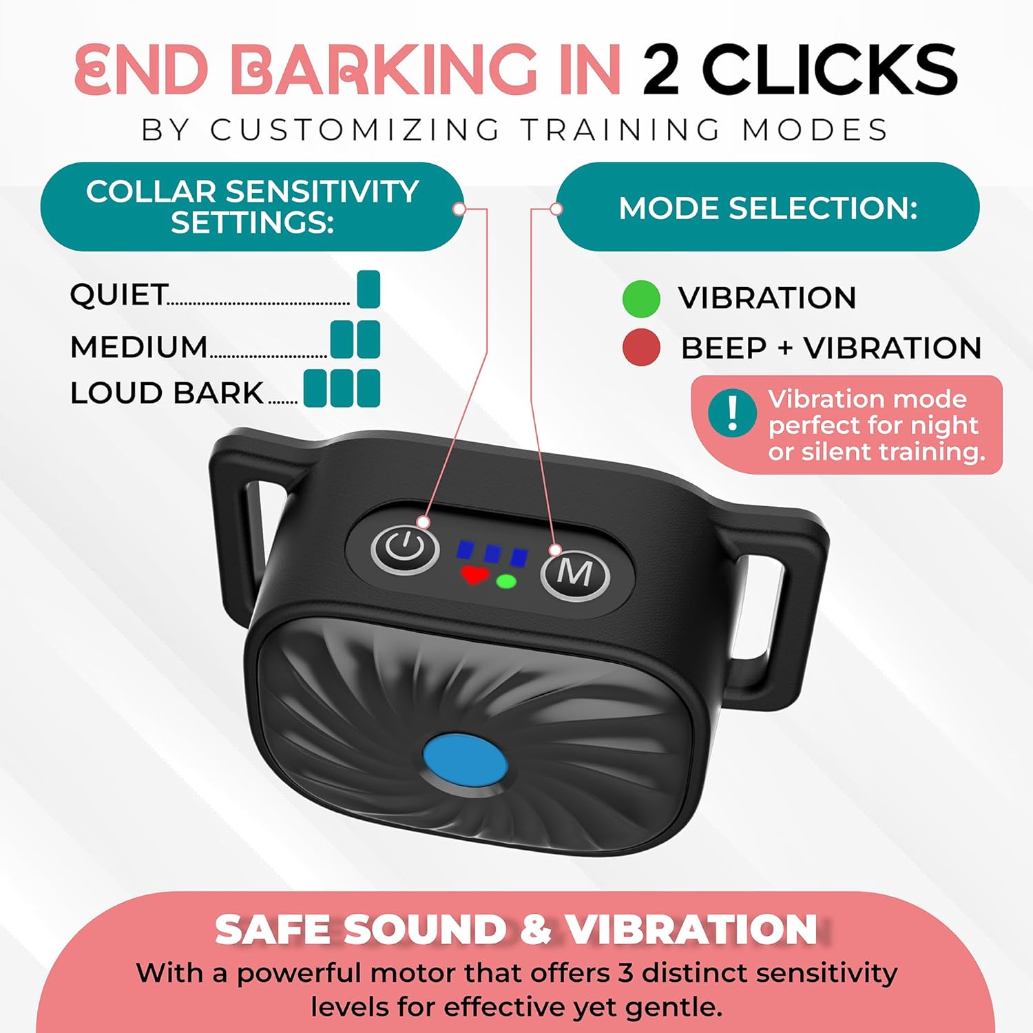 Barklina | Anti-Bark Halsband – Effektiv och Bekväm för Små Hundar 5