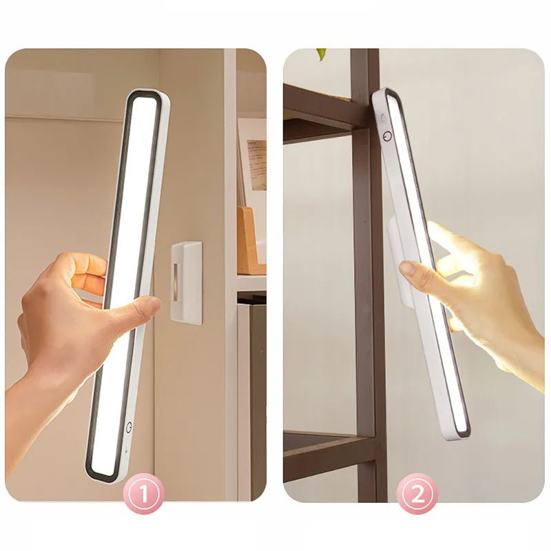 BrightHome - Trådlös Batteridriven LED Lampa med Justerbar Ljusstyrka och Magnetisk Montering