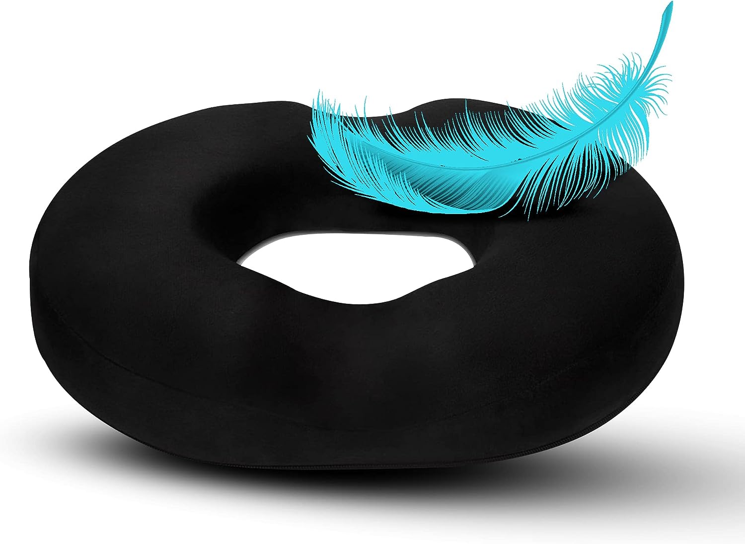 ComfortEase - Ergonomisk Donutkudde i Minnesskum för Smärtlindring och Bättre Hållning