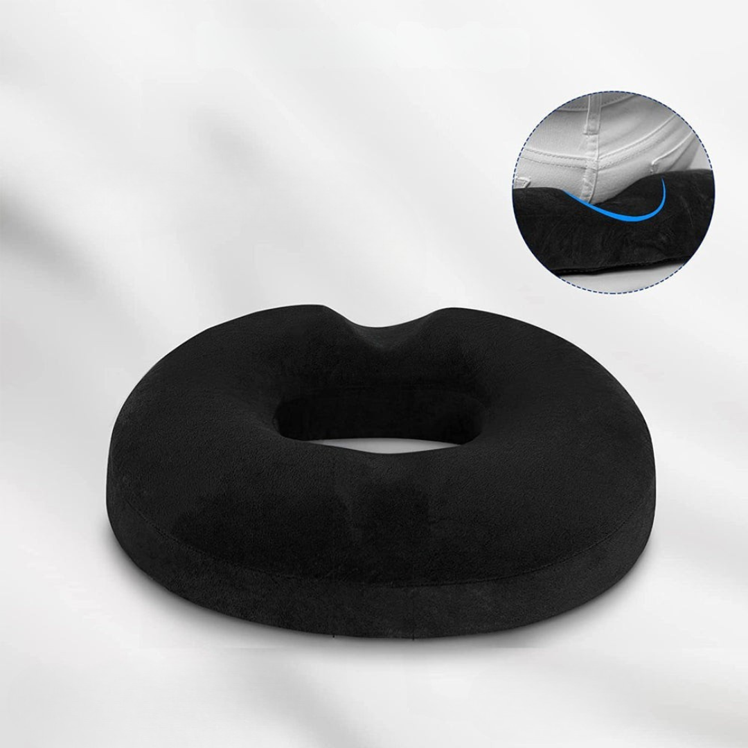 ComfortEase - Ergonomisk Donutkudde i Minnesskum för Smärtlindring och Bättre Hållning