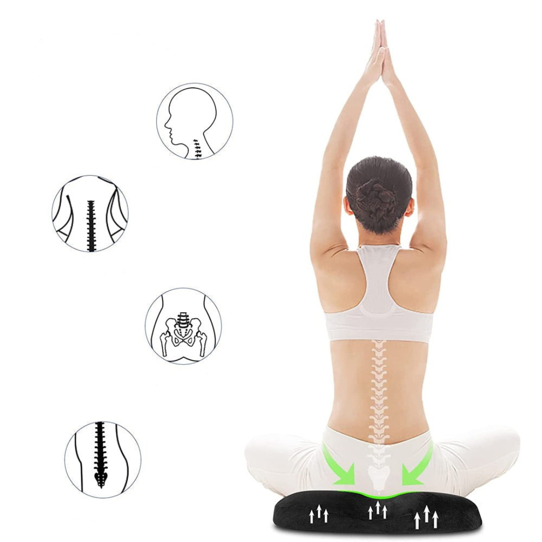 ComfortEase - Ergonomisk Donutkudde i Minnesskum för Smärtlindring och Bättre Hållning