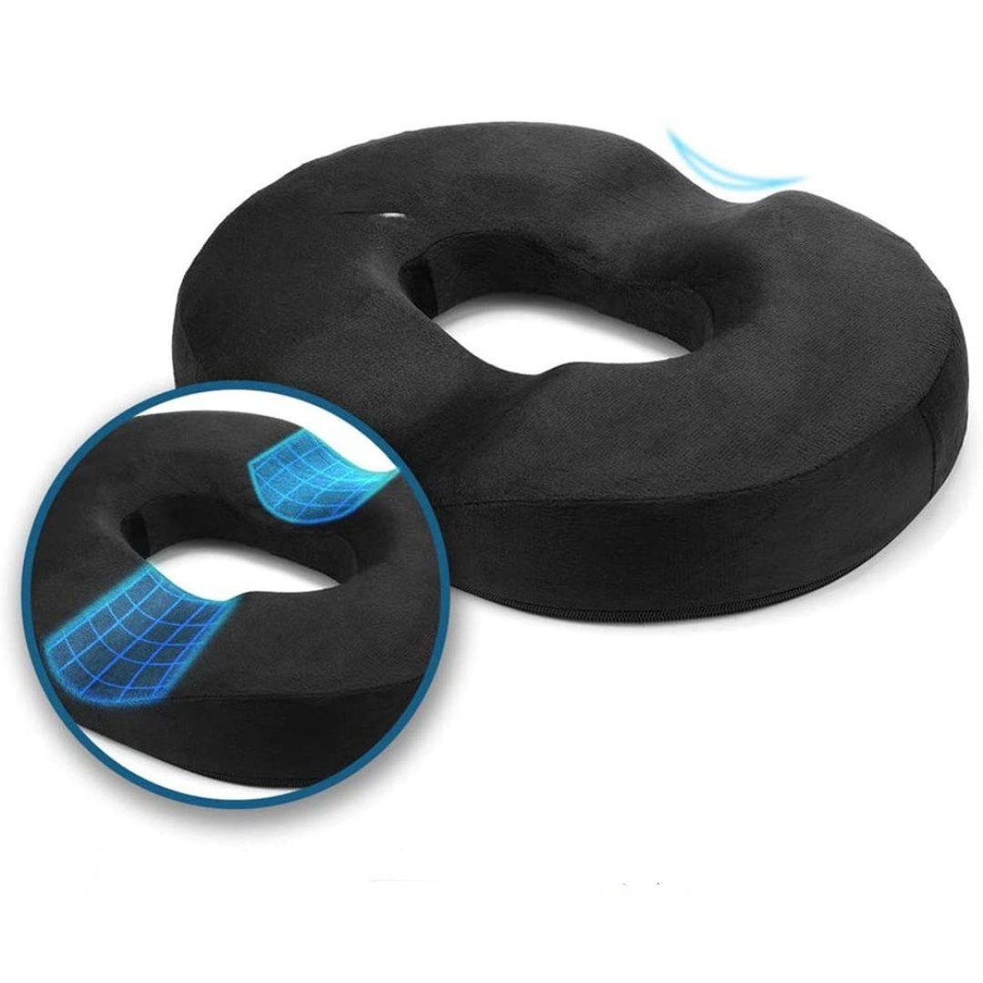 ComfortEase - Ergonomisk Donutkudde i Minnesskum för Smärtlindring och Bättre Hållning