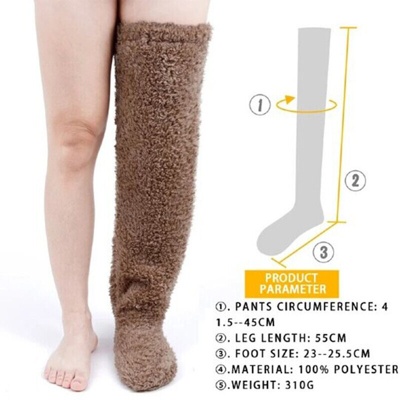 CozyFeet - Höga Vinterstrumpor i Mjukt Material för Värme och Stil