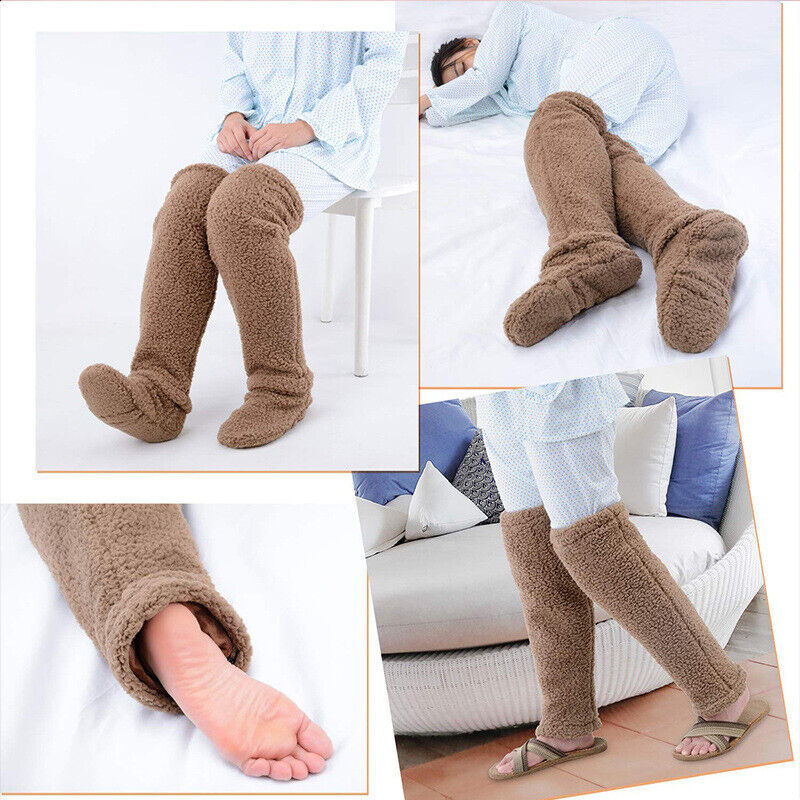 CozyFeet - Höga Vinterstrumpor i Mjukt Material för Värme och Stil