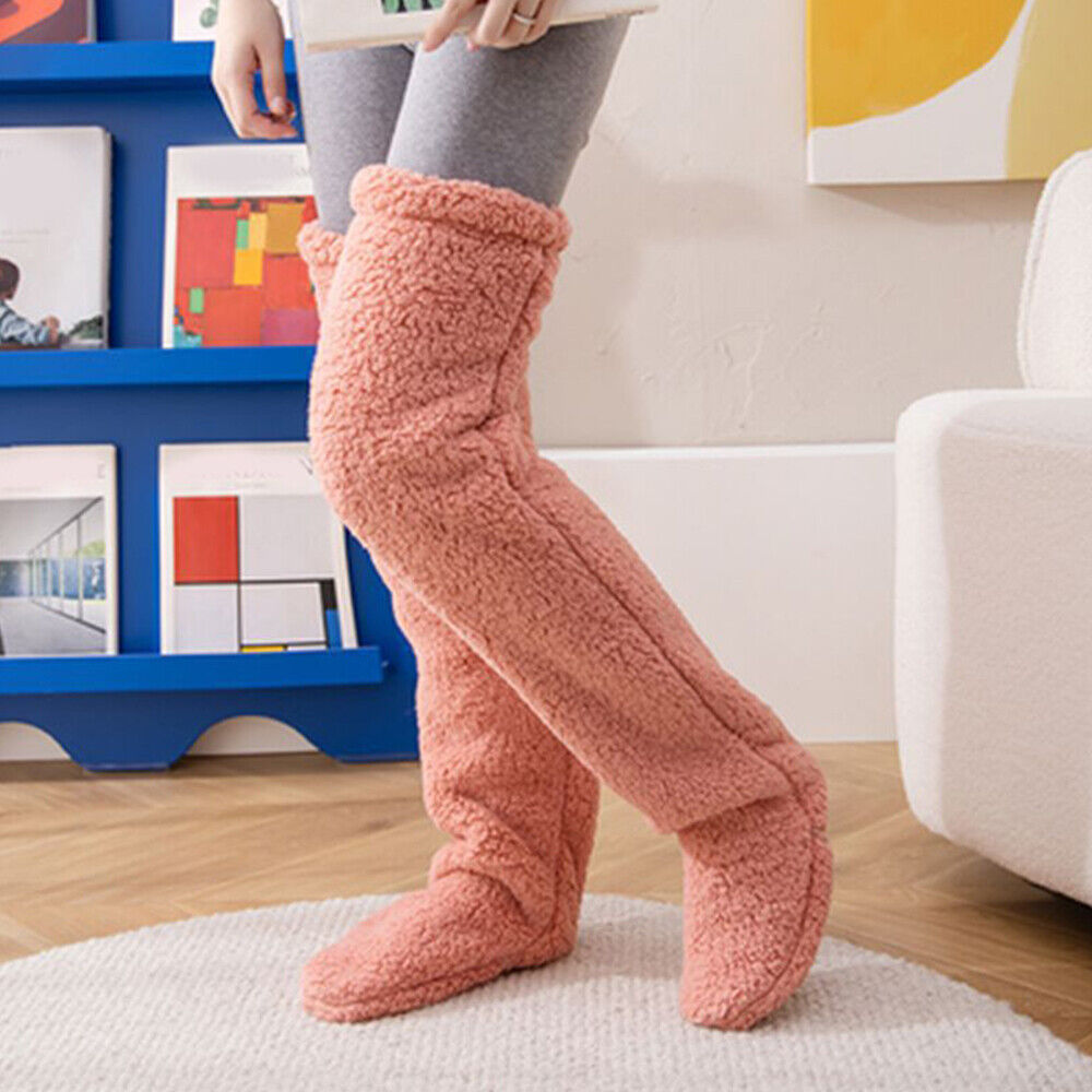 CozyFeet - Höga Vinterstrumpor i Mjukt Material för Värme och Stil