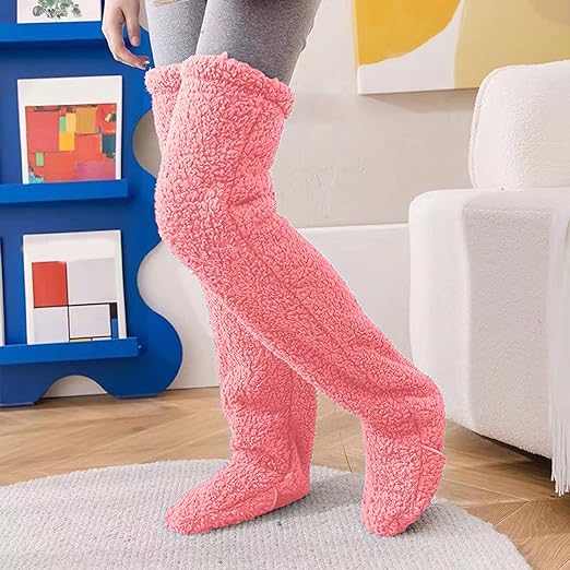 CozyFeet - Höga Vinterstrumpor i Mjukt Material för Värme och Stil