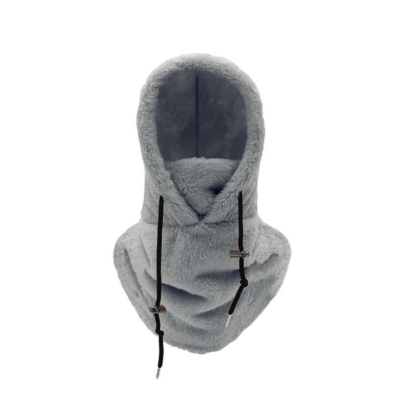 CozyGuard - Fleece Balaclava med Sherpa Huvud för Vinteräventyr och Skydd