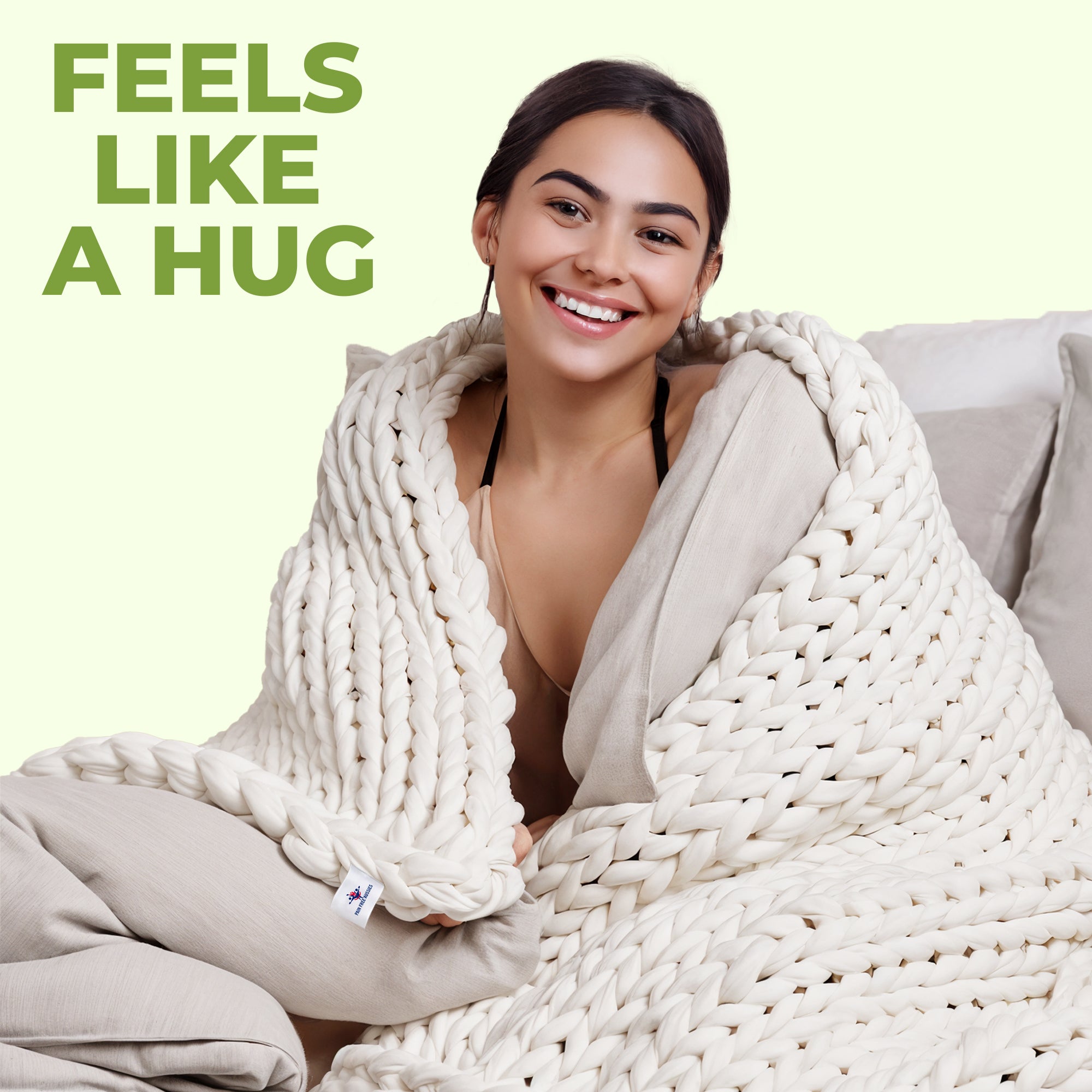 CozyNest - Handvävd Ullpläd i Mjuk Merinoull för Värme och Stil