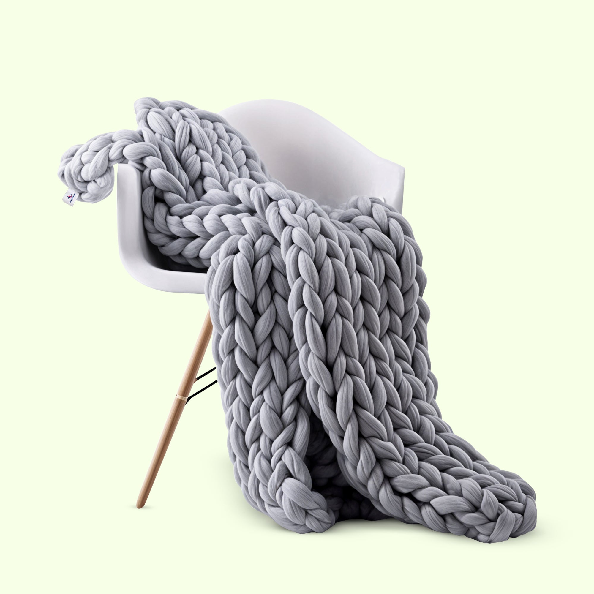 CozyNest - Handvävd Ullpläd i Mjuk Merinoull för Värme och Stil