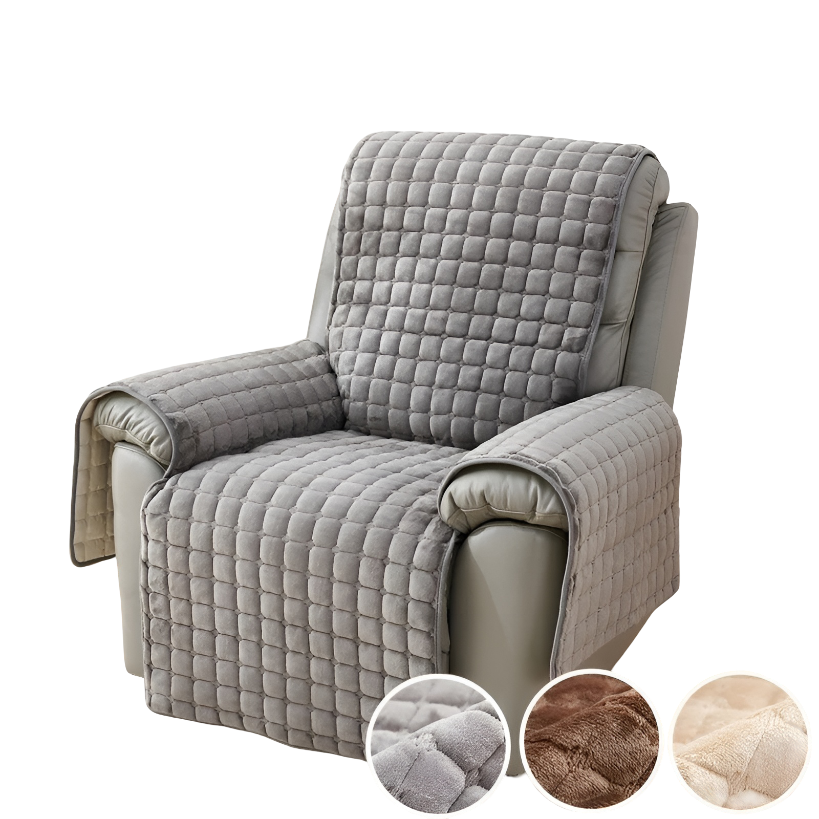 CuddleNest - Mjuk Vattenavvisande Fåtöljöverdrag för Hemmet