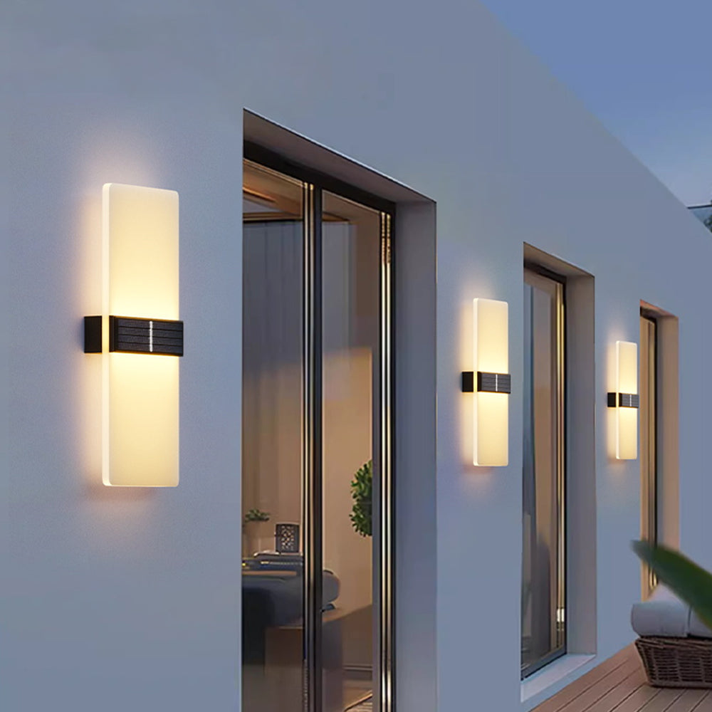 Elvanoz | LED-utomhusvägglampa – Energieffektiv med solenergi 3