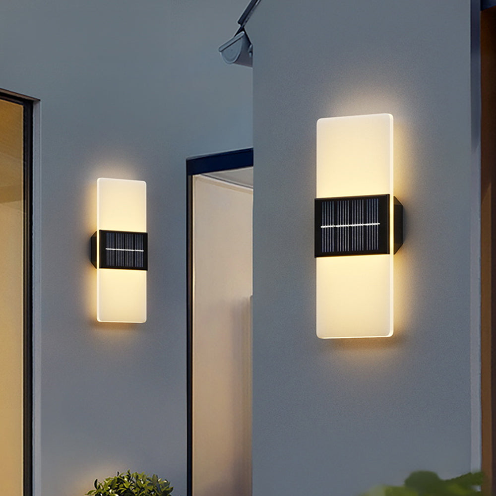 Elvanoz | LED-utomhusvägglampa – Energieffektiv med solenergi 4