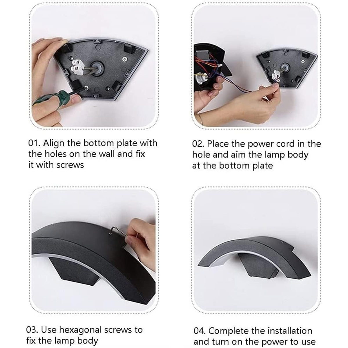 Feloria | Utomhusvägglampa – Elegant och Väderbeständig Design 8