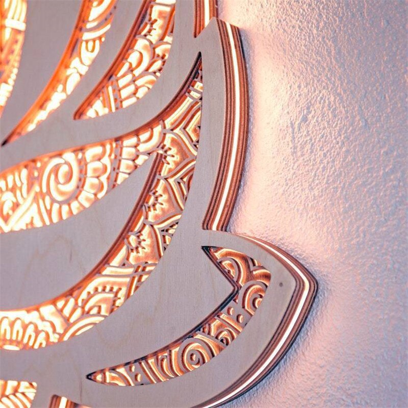 GlowEase - Modern LED Lotuslampa
