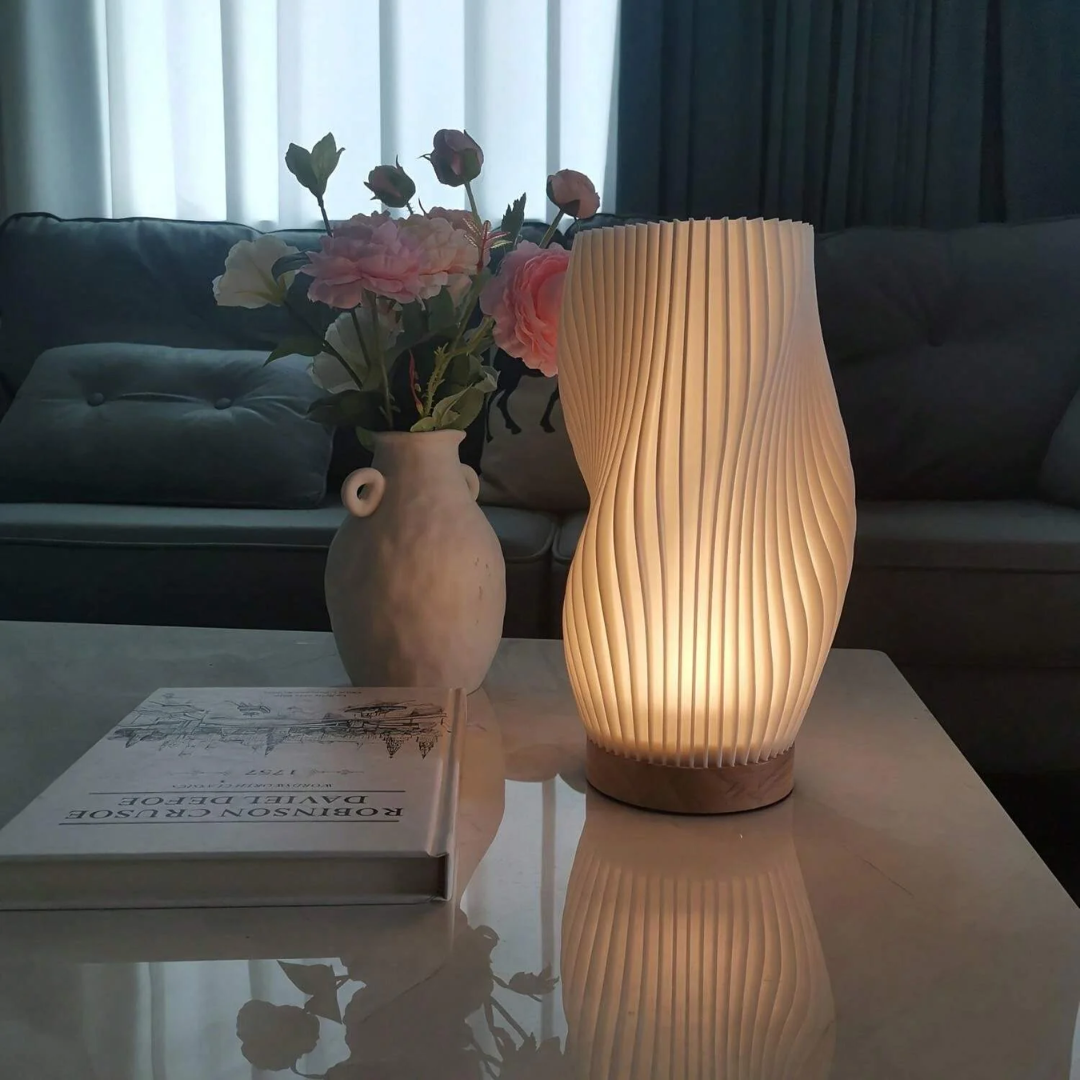 Lumina - Dimbara LED Bordslampa med Unikt Design för Stämningsfull Belysning