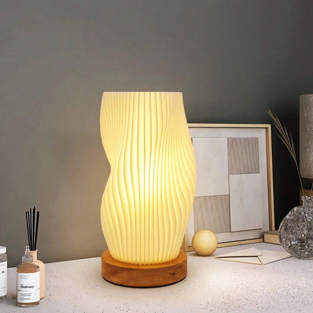 Lumina - Dimbara LED Bordslampa med Unikt Design för Stämningsfull Belysning