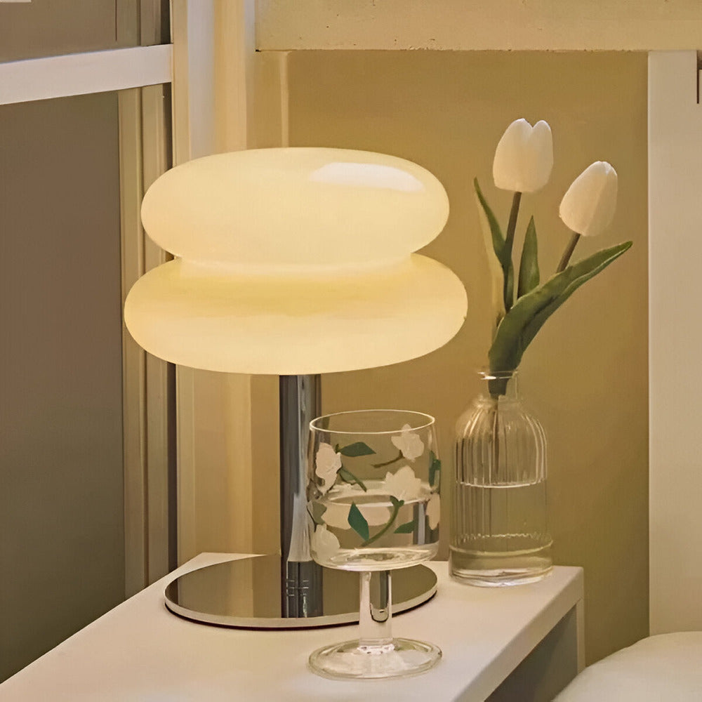Luminara | Bordslampa – Elegant Design med Mjukt Ljus och E27 Glödlampa 4