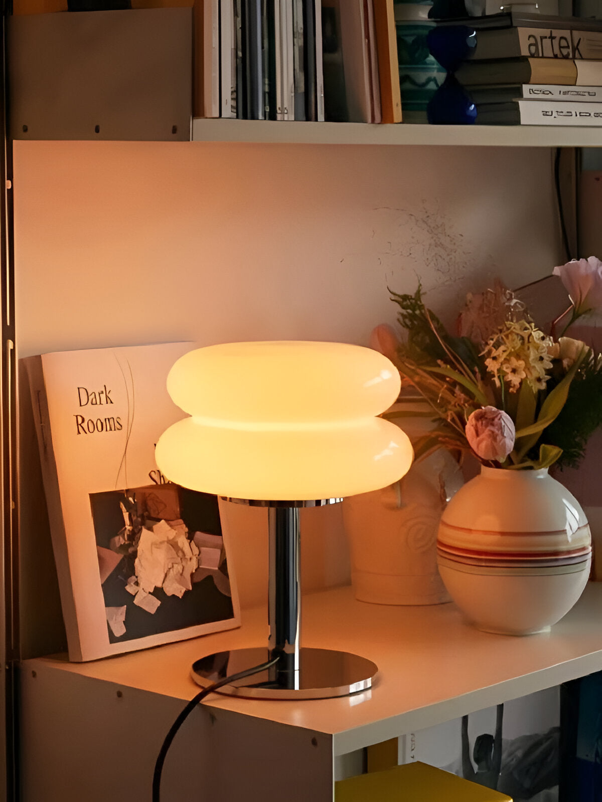 Luminara | Bordslampa – Elegant Design med Mjukt Ljus och E27 Glödlampa 7
