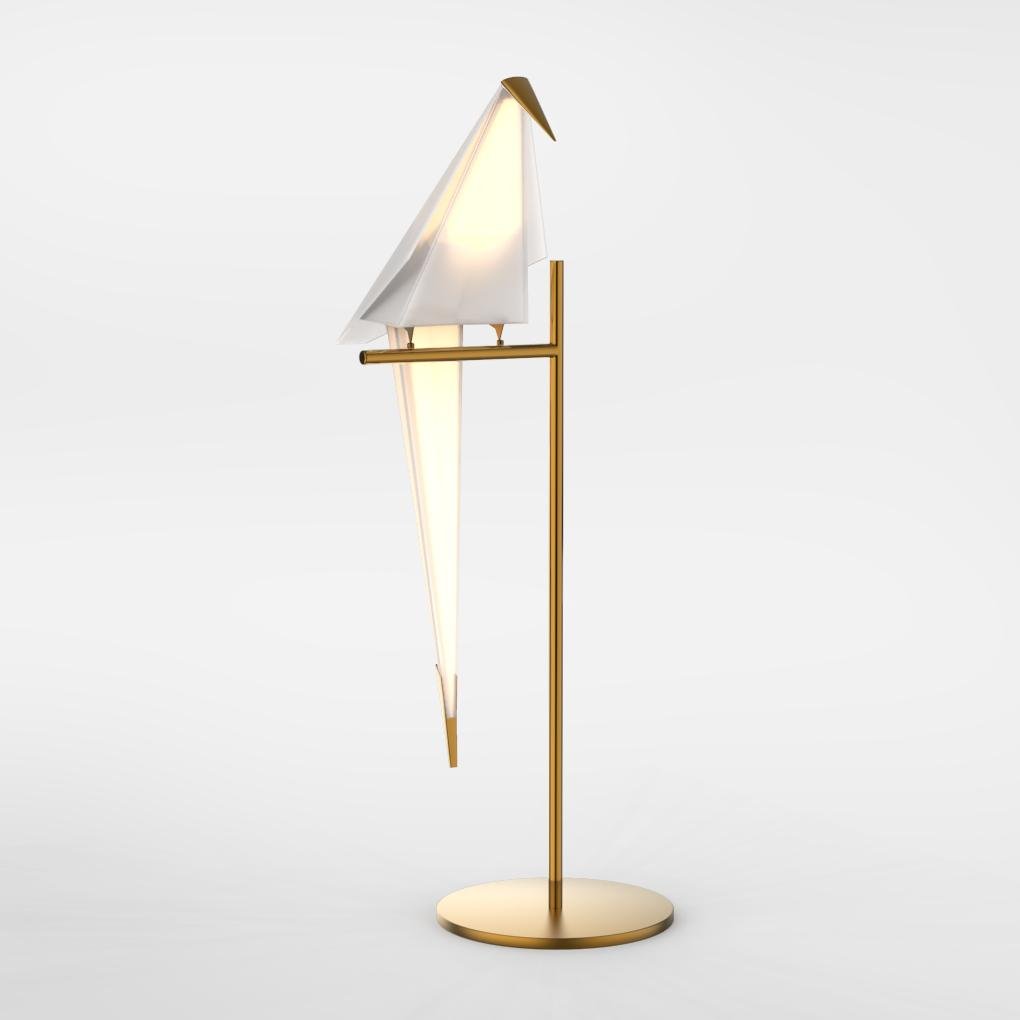 Luminara | Bordslampa – Unik Origami Design i Guld för Elegant Atmosfär 3