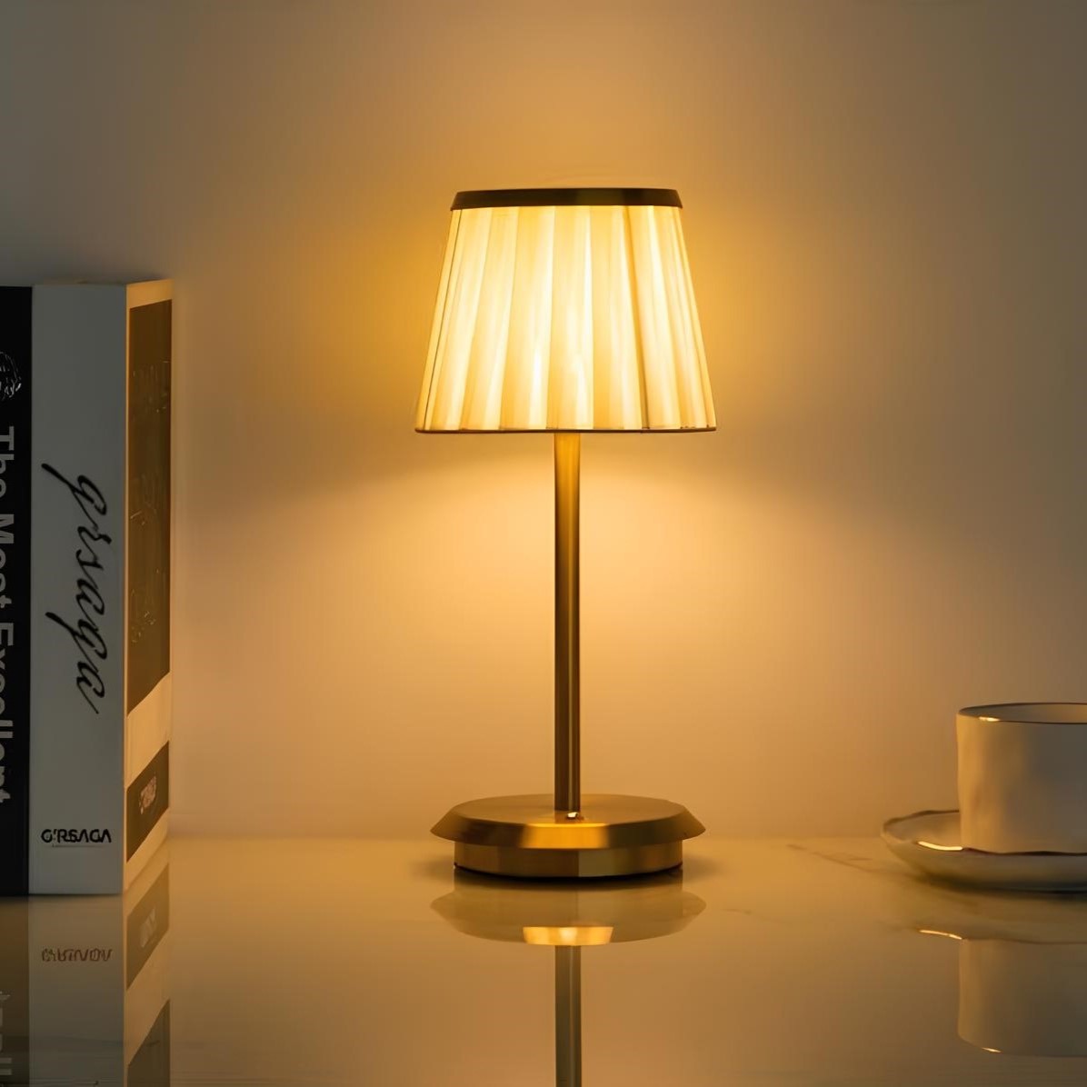 Zephyra - Uppladdningsbar Bordslampa med Dimmer