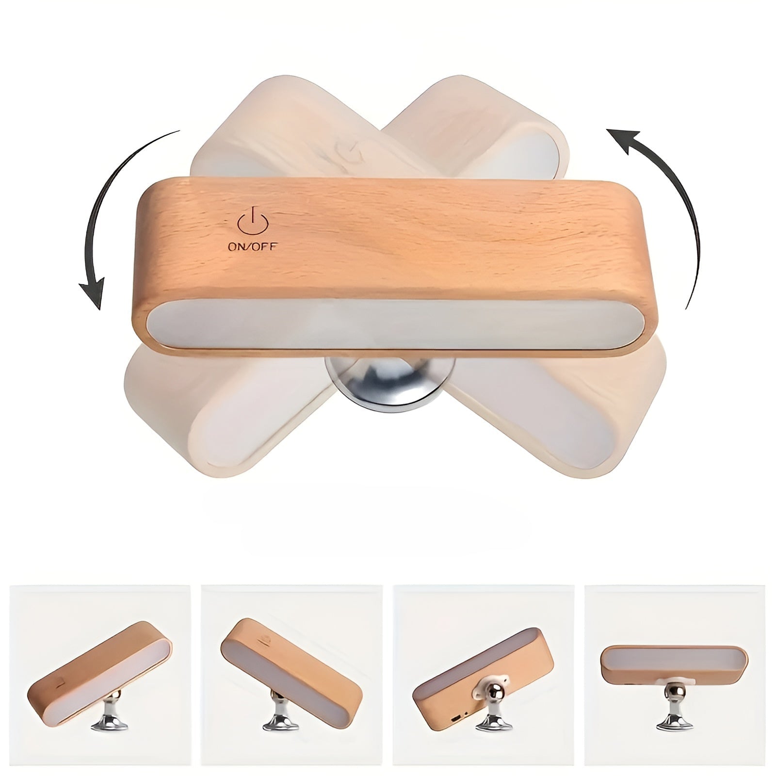 Lumino - Modern Trävägglampa för Varm Atmosfär och Mysigt Hem