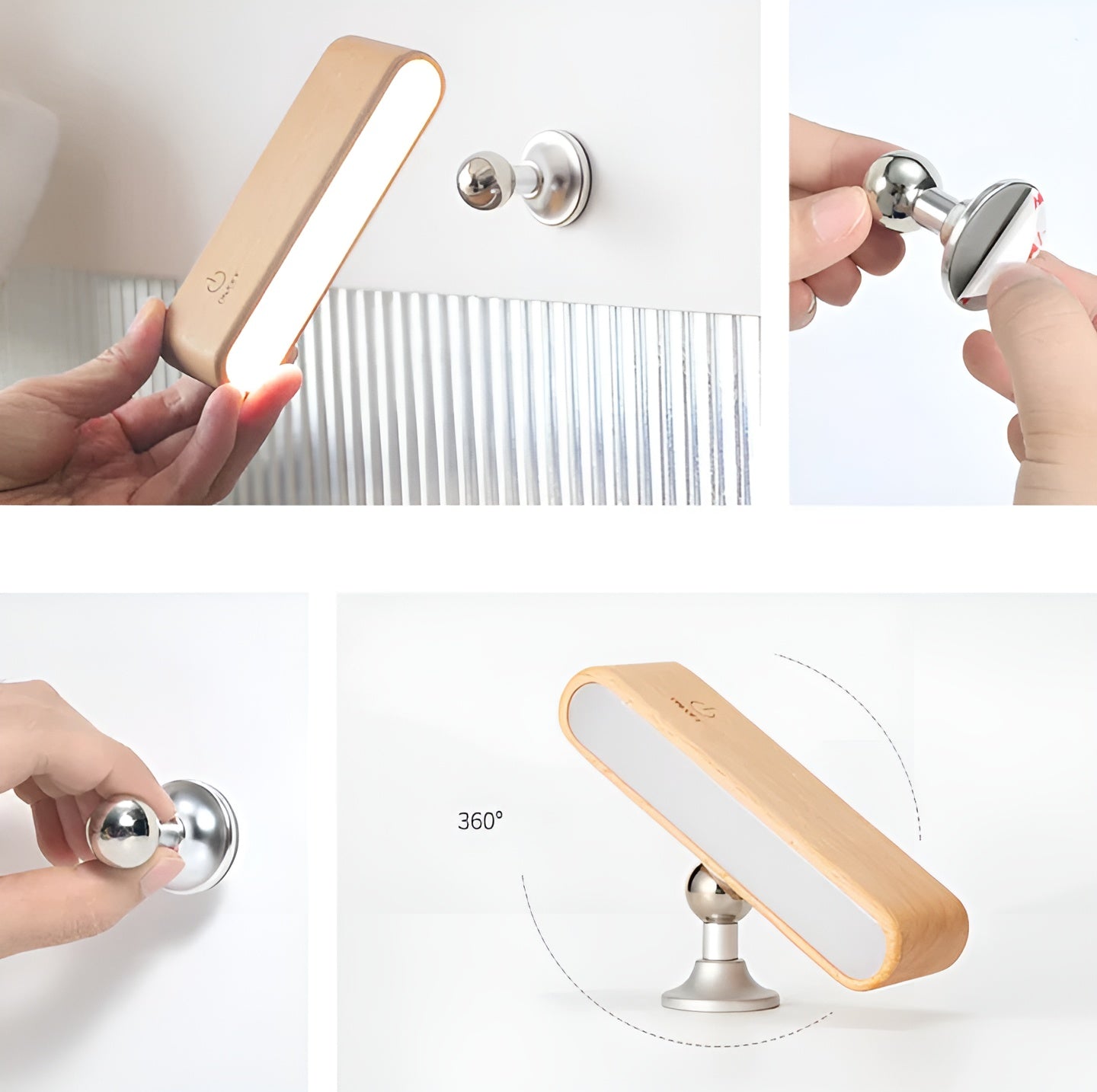 Lumino - Modern Trävägglampa för Varm Atmosfär och Mysigt Hem