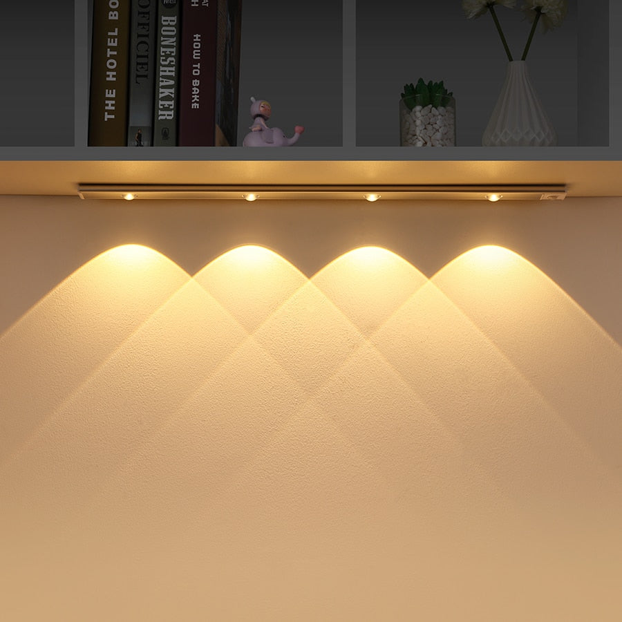 Lumix - Ultratunn Batteridriven LED Lampa med Rörelsesensor