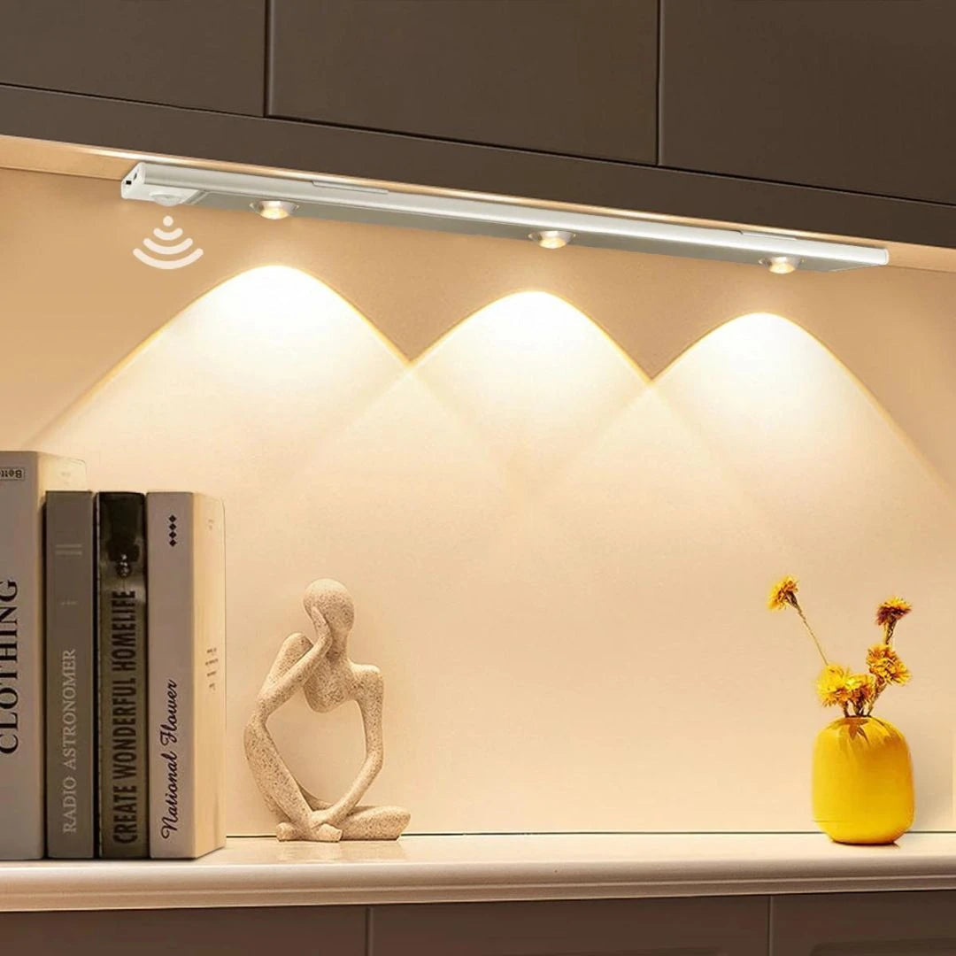 Lumix - Ultratunn Batteridriven LED Lampa med Rörelsesensor