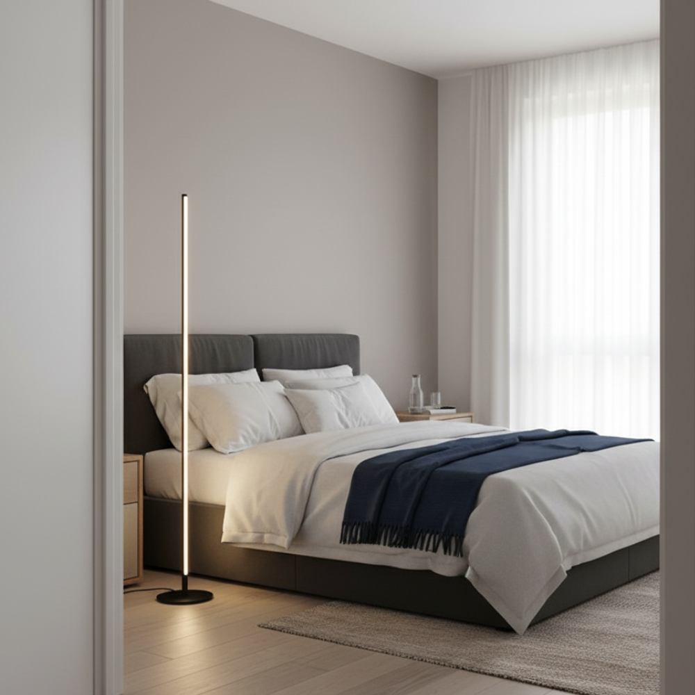 Lunara | Golvlampa Svart – Dimbara 3 Färgtemperaturer för Mysig Atmosfär 0