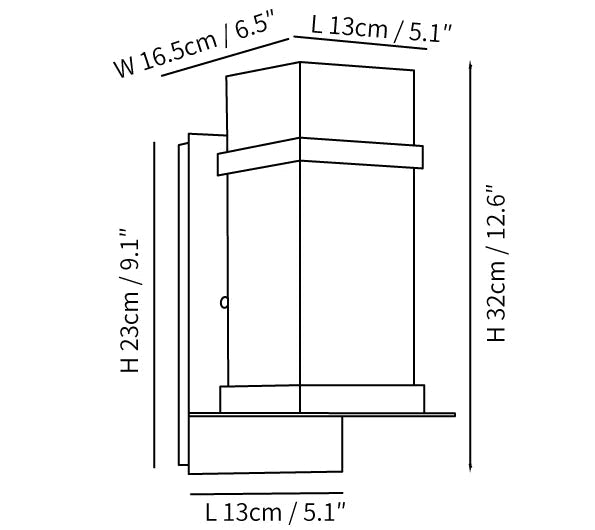 Macadia | Utomhusvägglampa – Vattentät och Robust Design för Trädgård/Terrass 7