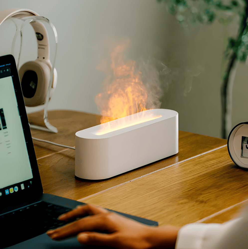 Mistara | Luftfuktare – 7 Färgskiftande LED-lampor och Aromdiffusor för Rummet 4