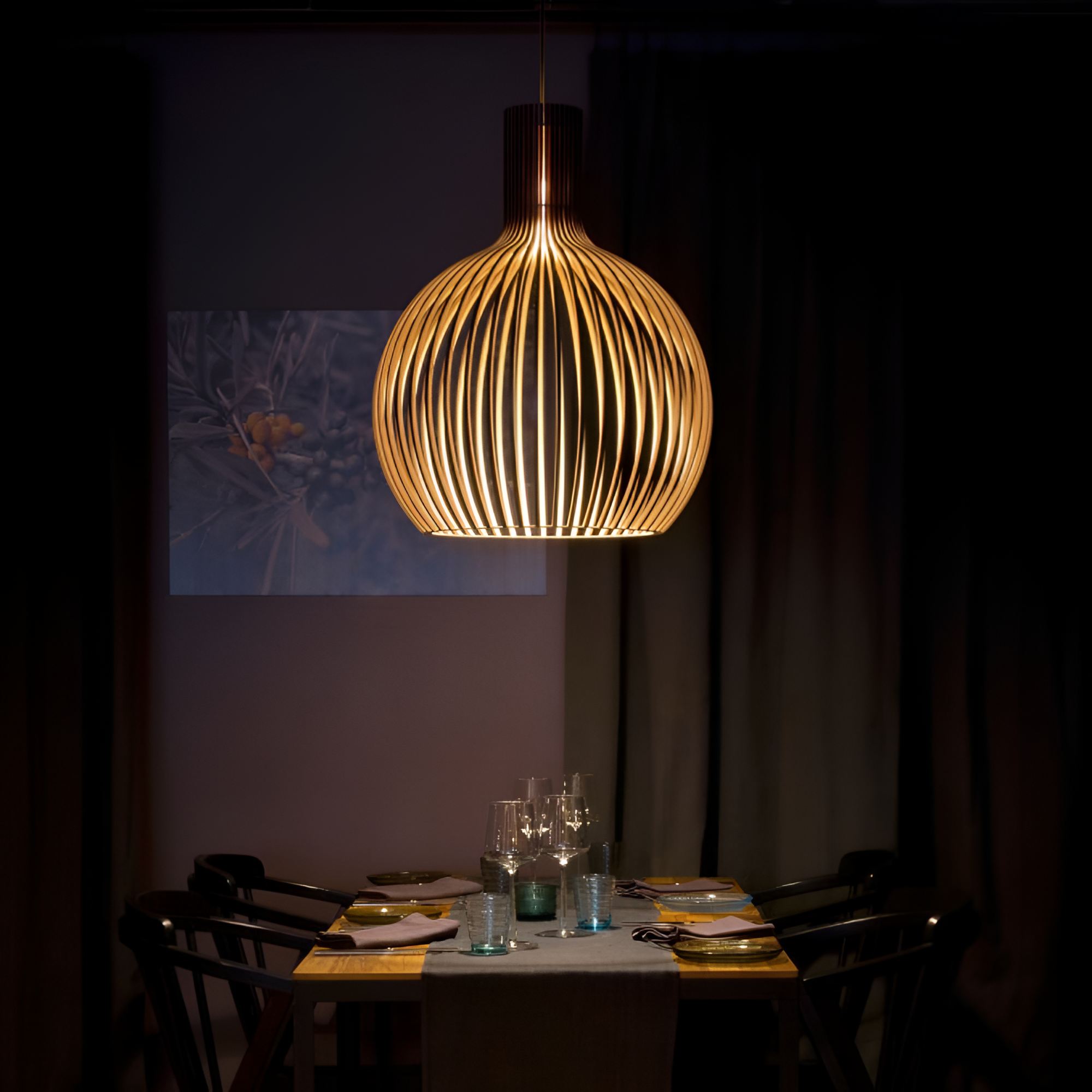 Nordara | Taklampa – Rustik Design för Vardagsrum med Energibesparande LED 4