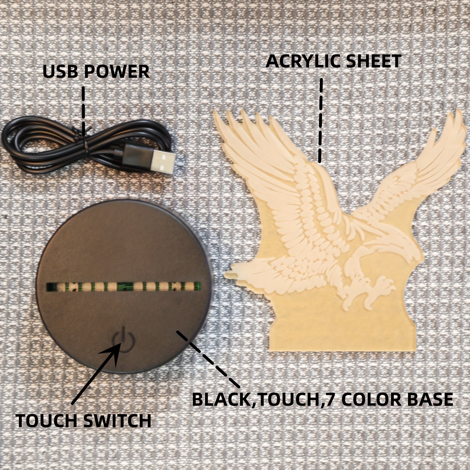 Ornara | Nattlampa Barn – 3D-Illusion med 7 Färger för Magisk Atmosfär 5