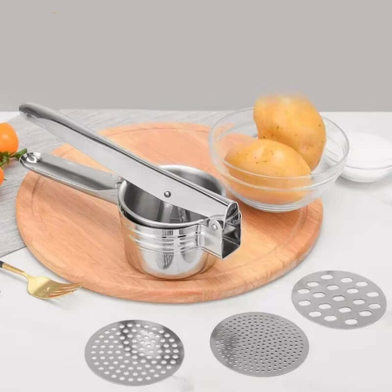Riceron | Potatisricer – Ergonomisk med Utbytbara Skivor
