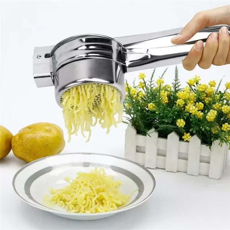 Riceron | Potatisricer – Ergonomisk med Utbytbara Skivor