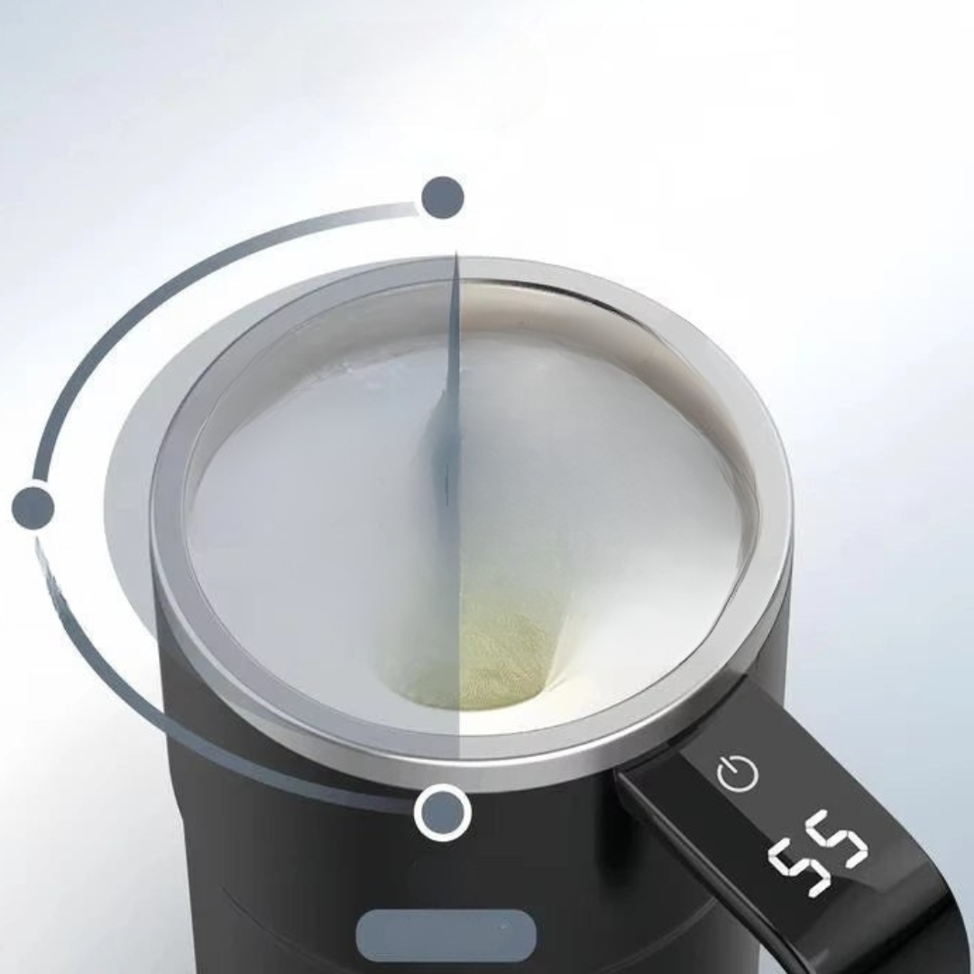 SmartMugg - Självrörande Kaffemugg med Temperaturdisplay och USB Laddning