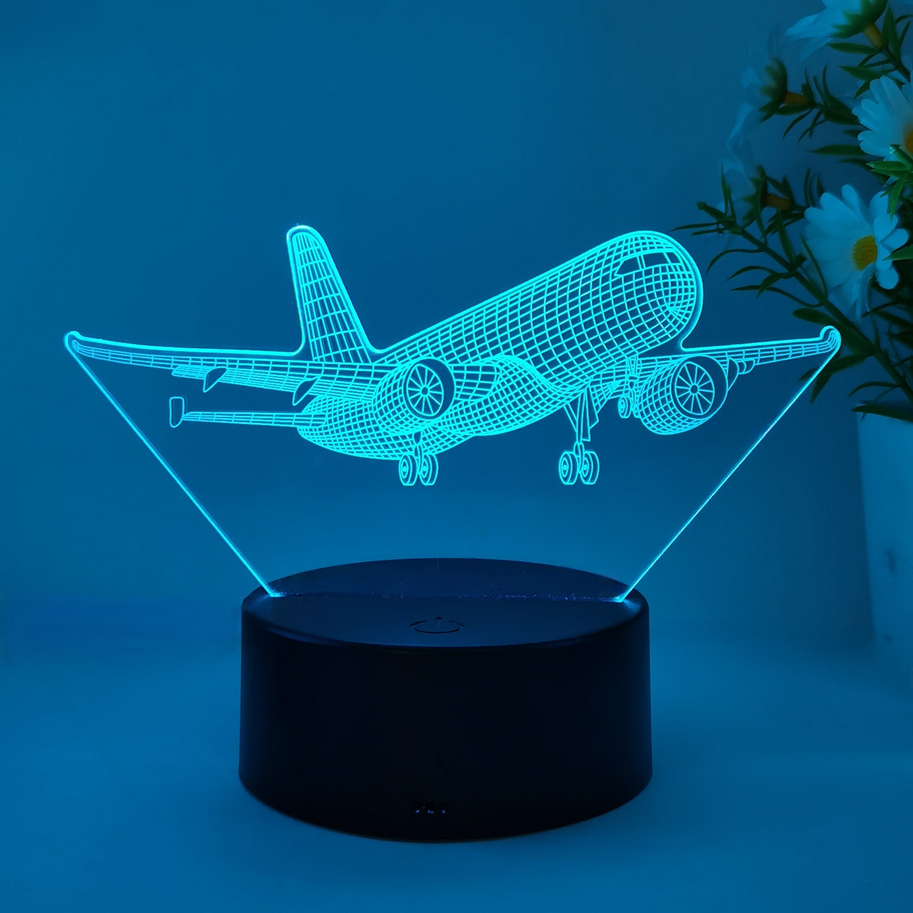 Aerion | LED-bordslampa – Unik 3D-flygplansdesign 6