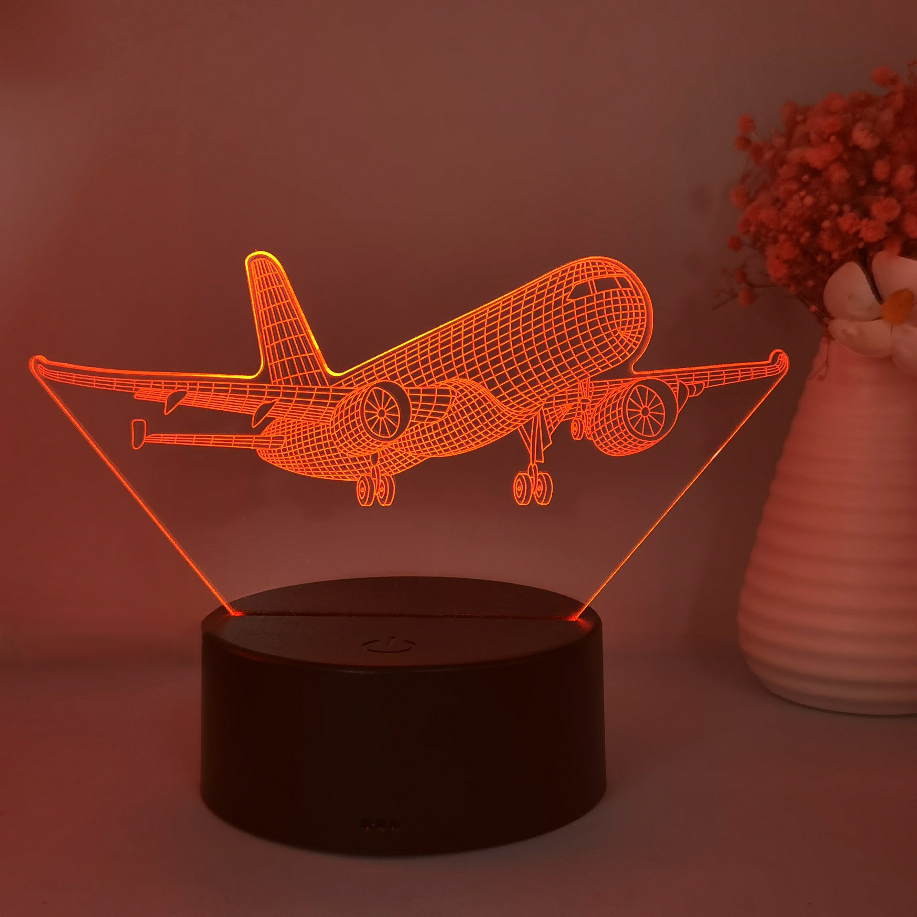 Aerion | LED-bordslampa – Unik 3D-flygplansdesign 8