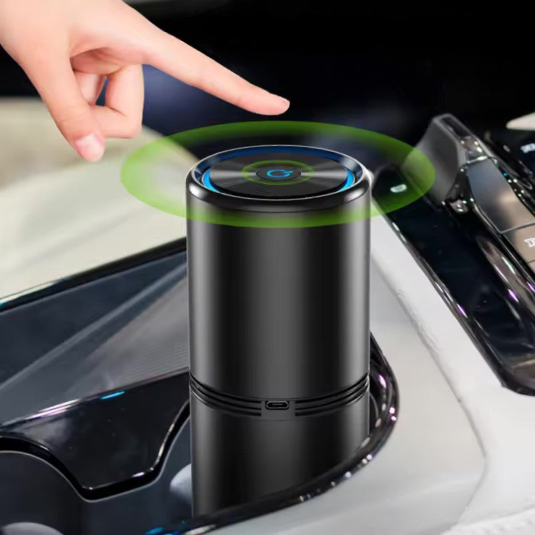 AirClean - Kompakt Luftrenare med USB, Tar Bort 99% av Damm och Allergener
