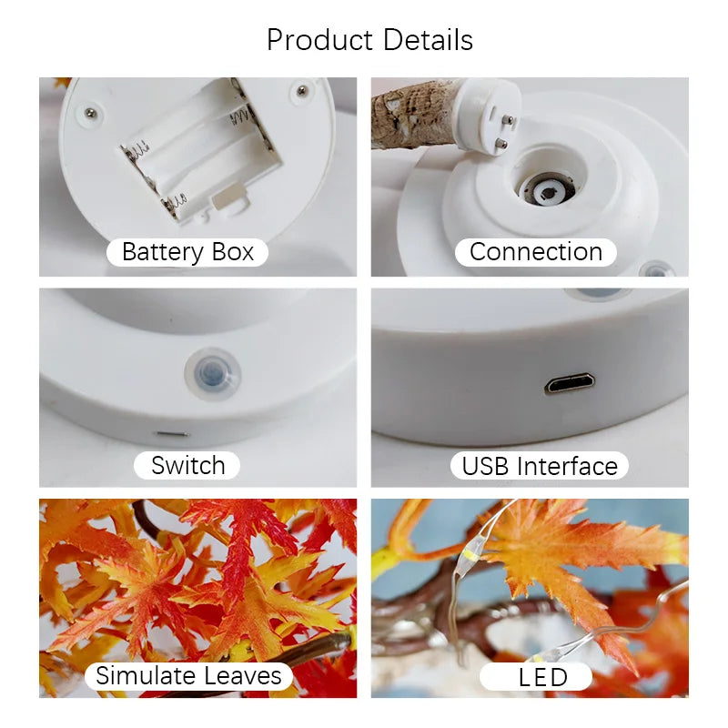 Bonsaira | LED-Bordslampa – Skapa en Avkopplande Atmosfär 5