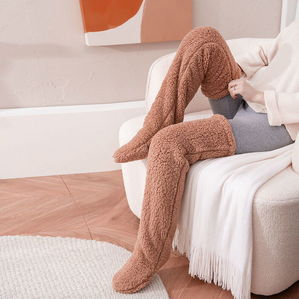 CozyFeet - Höga Vinterstrumpor i Mjukt Material för Värme och Stil