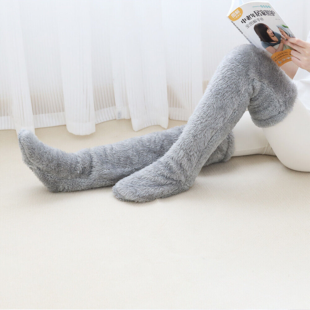 CozyFeet - Höga Vinterstrumpor i Mjukt Material för Värme och Stil