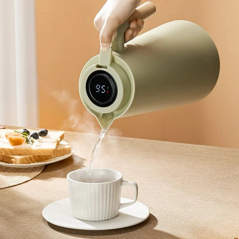 EcoTherm - Elegant Termokanna med Digital Temperaturvisning och 48 Timmars Isolering 0