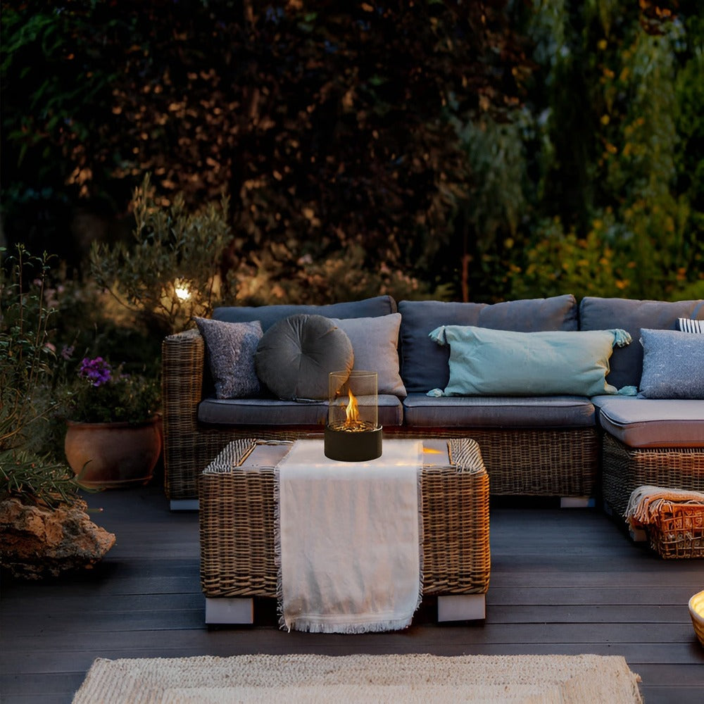 Flamora | Bordsspisen – Elegant Design för Inomhus och Utomhus med Ren Förbränning 6