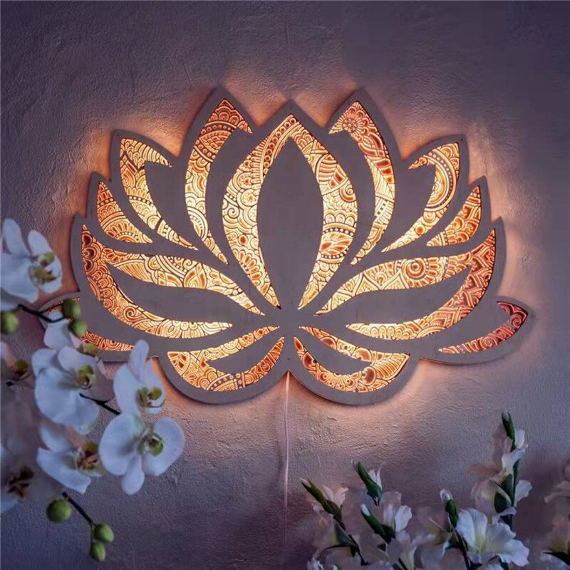 GlowEase - Modern LED Lotuslampa