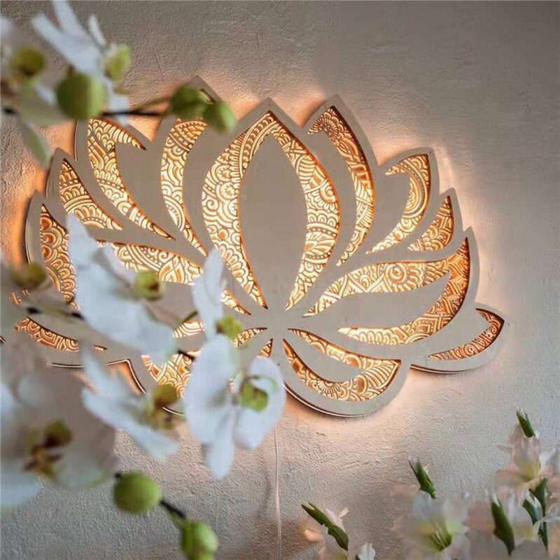 GlowEase - Modern LED Lotuslampa