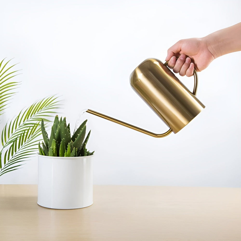 GreenEase - Elegant Vattenspruta i Rostfritt Stål för Exakt Vattning 1,5L