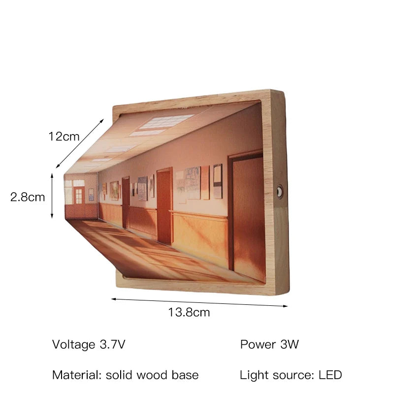 LuminaArt - 3D LED Vägglampa